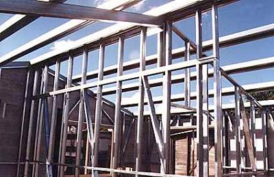 Install Cladding & Roof Framing